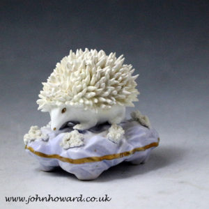 Antique Staffordshire figure of a hedgehog early 19th century England