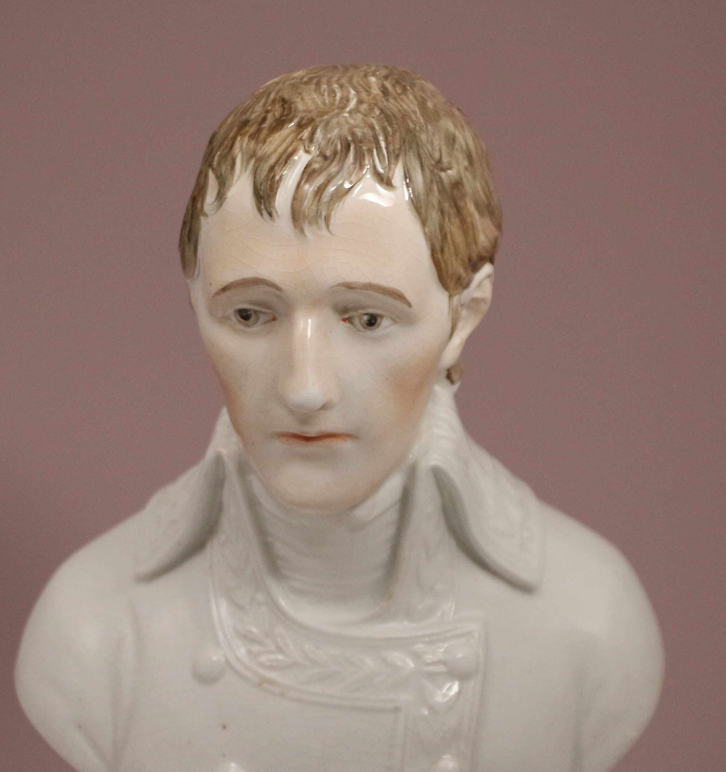 Staffordshire pearlware glaze pottery figure bust of Napoleon made in ...